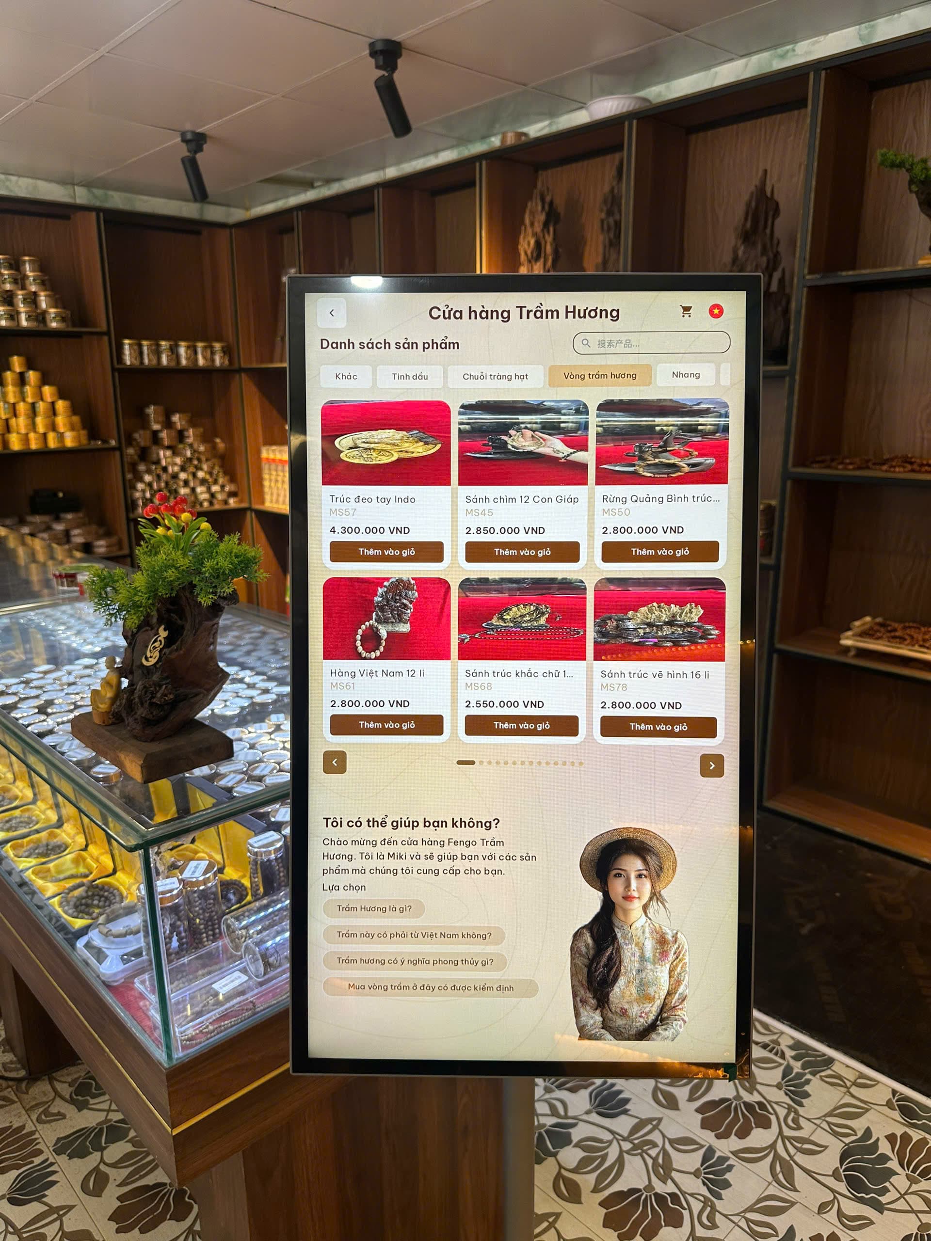 Kiosk Đa Năng - Cửa hàng Trầm Hương